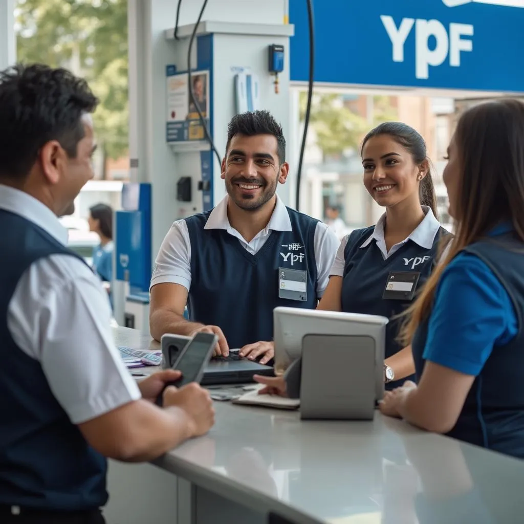 Personal YPF en acción